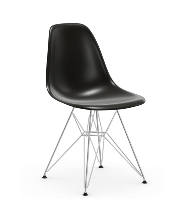 Vitra  Eames DSR Plastic Eetkamerstoel, chrome onderstel