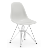 Vitra Eames DSR Stoel, chrome onderstel
