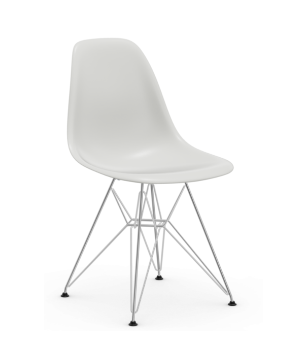 Vitra  Eames DSR Plastic Eetkamerstoel, chrome onderstel