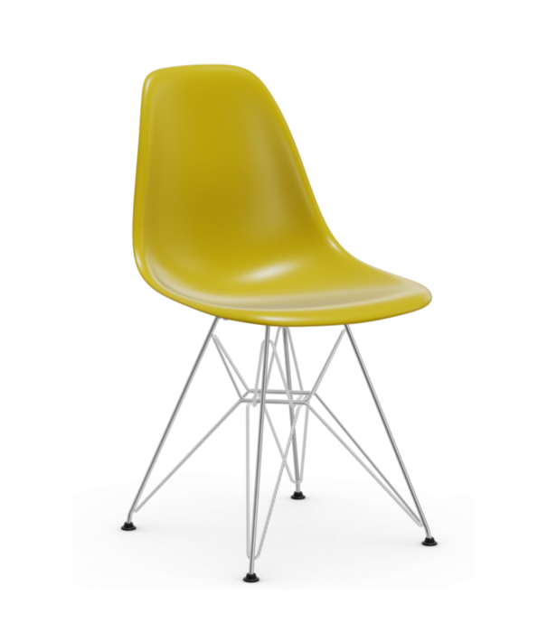 Vitra  Eames DSR Plastic Side Chair, chrome base