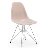 Vitra Eames DSR Eetkamerstoel, chrome onderstel
