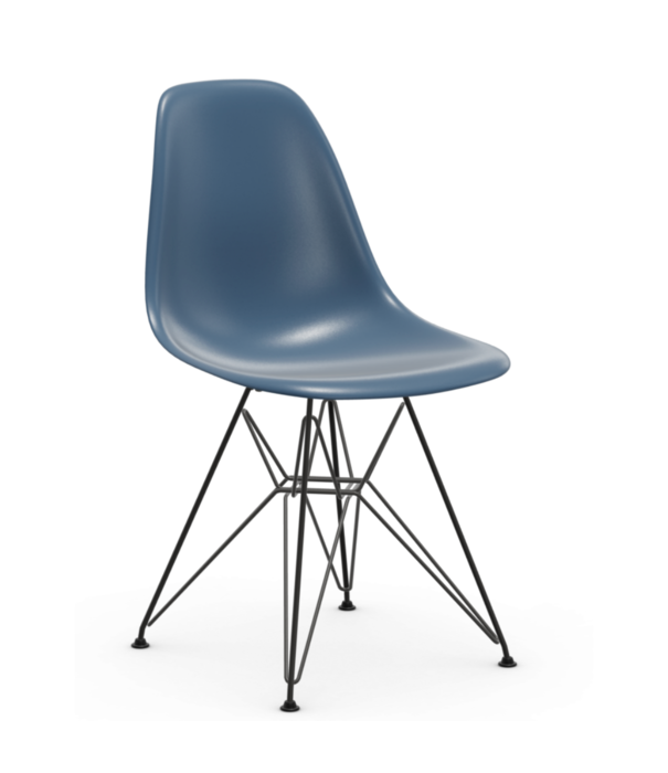 Vitra  Eames DSR Plastic Eetkamerstoel, zwart onderstel