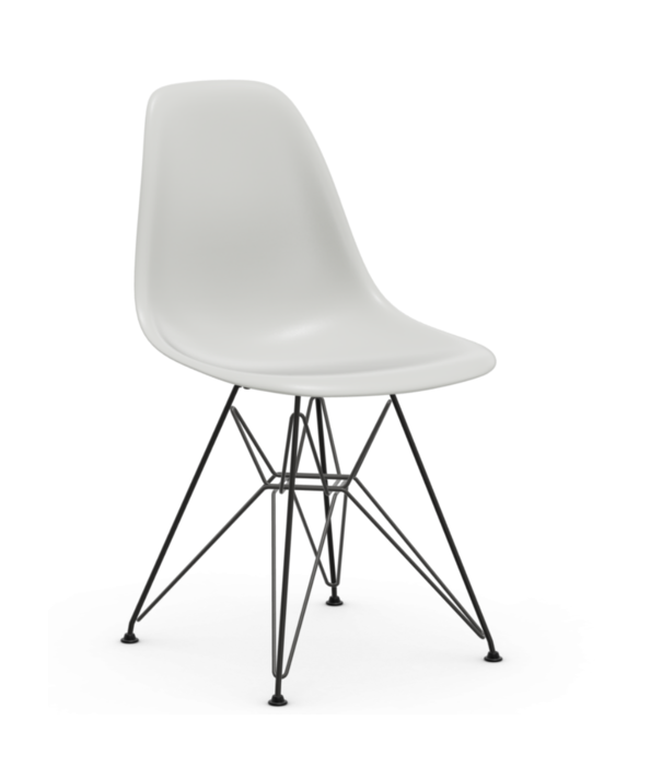 Vitra  Vitra - Eames Plastic Side Chair RE DSR, onderstel basic dark