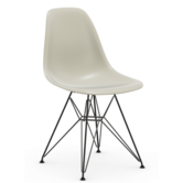 Eames DSR Plastic Eetkamerstoel, zwart onderstel