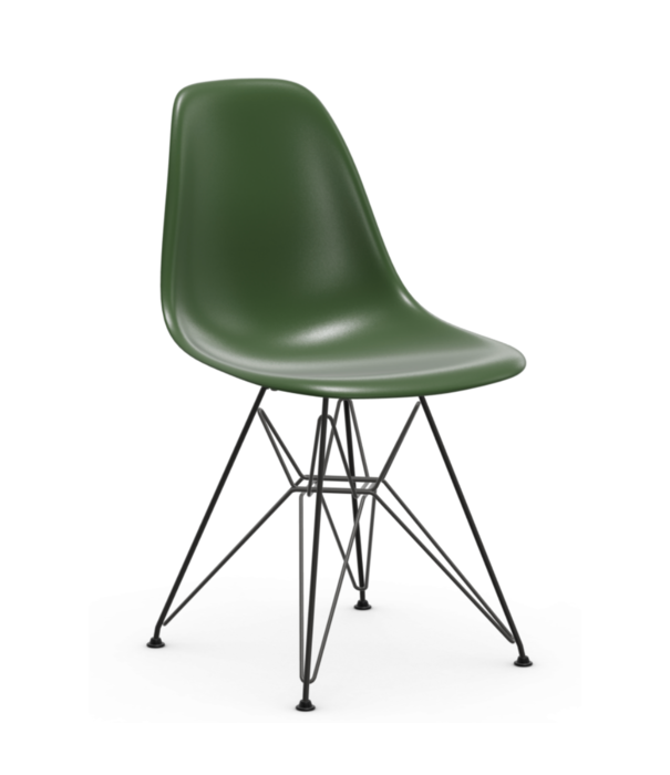 Vitra  Vitra Eames DSR Stoel , zwart onderstel