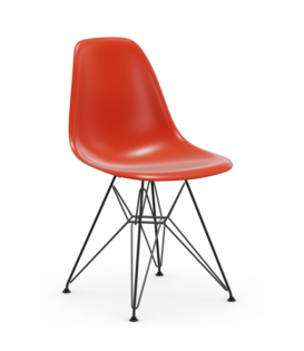 Vitra Eames DSR Side Chair, black base