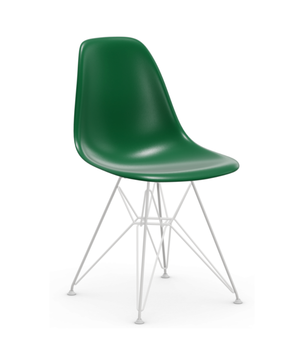 Vitra  Vitra Eames DSR Stoel, wit onderstel