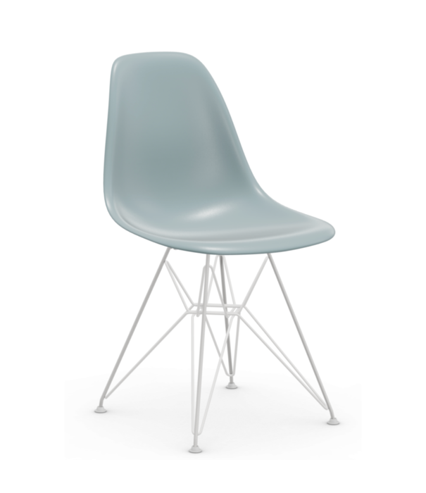 Vitra  Vitra - Eames Plastic Side Chair RE DSR, onderstel wit