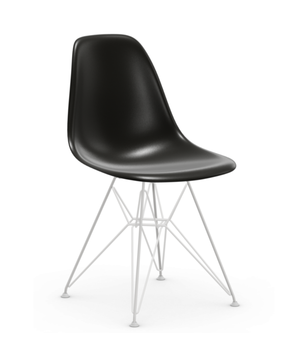 Vitra  Vitra Eames DSR Stoel, wit onderstel