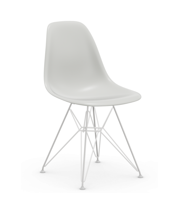 Vitra  Vitra Eames DSR Stoel, wit onderstel