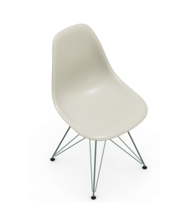 Vitra  Vitra - Eames Plastic Chair DSR Colours sea foam green, kuip pebble