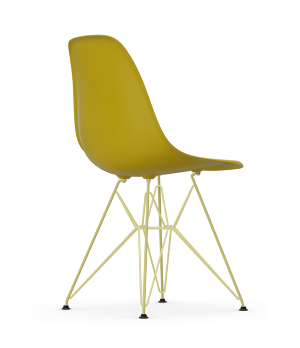 Vitra  Eames Plastic Side Chair RE DSR mustard, base citron