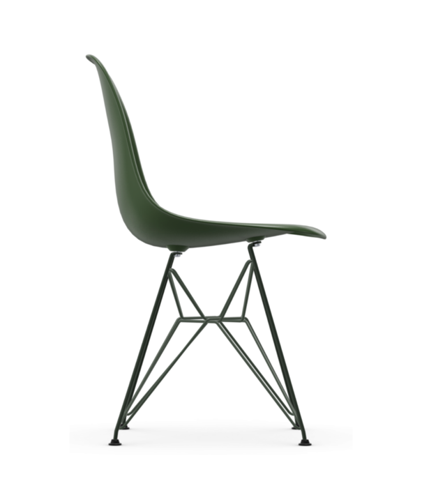 Vitra  Eames DSR Plastic Side Chair forest, dark green base