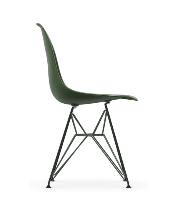 Vitra  Vitra - Eames Plastic Side Chair RE DSR forest, base dark green