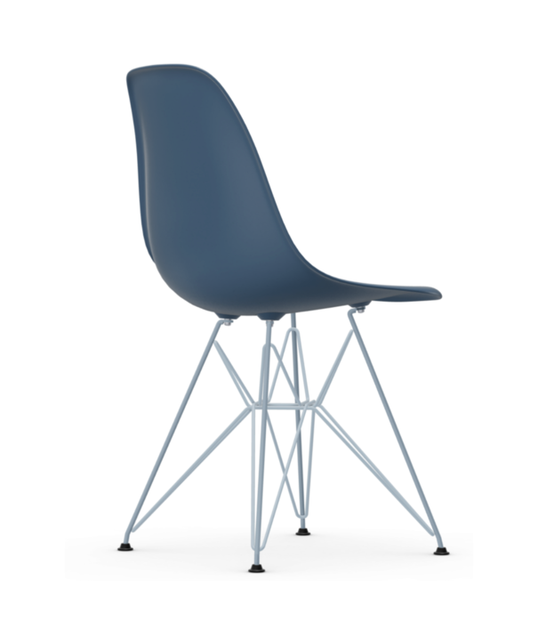 Vitra  Eames DSR Plastic Eetkamerstoel sea blue, sky blue onderstel