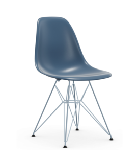 Vitra - Eames Plastic Side Chair RE DSR Colors Sea blue, voet Sky Blue