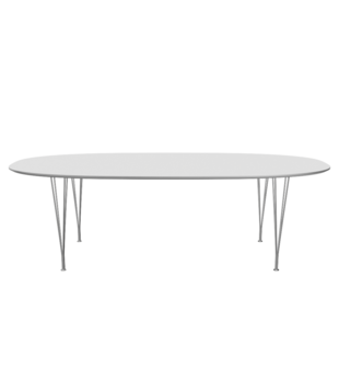 Fritz Hansen - Superellipse B614 Table chromed / laminate L240