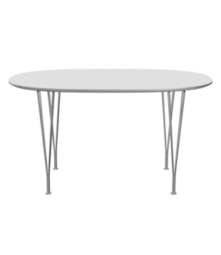 Fritz Hansen - Superellipse B611 Table chromed / laminate L135