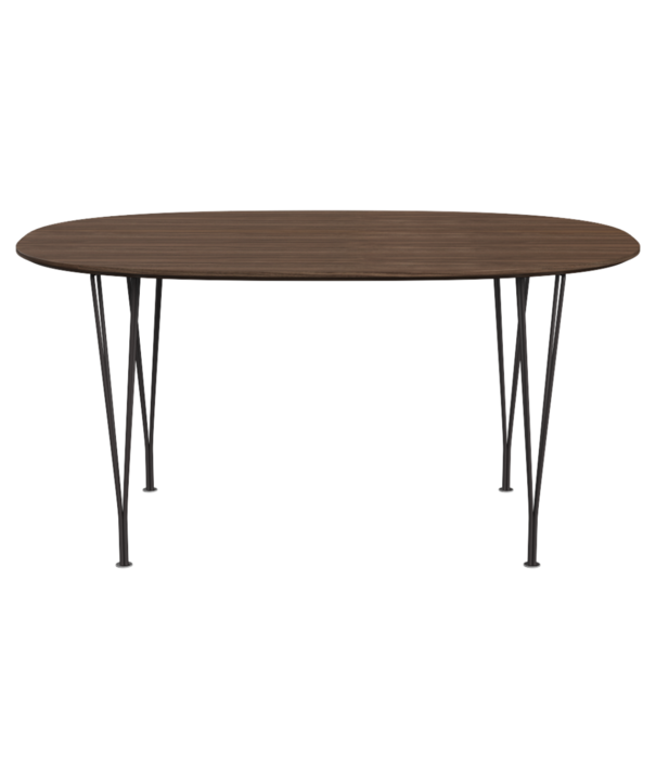 Fritz Hansen Superellipse B612 Table walnut veneer 150cm