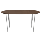 Superellipse B612 Tafel walnoot fineer 150cm