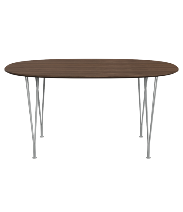 Fritz Hansen Superellipse B612 Tafel walnoot fineer 150cm