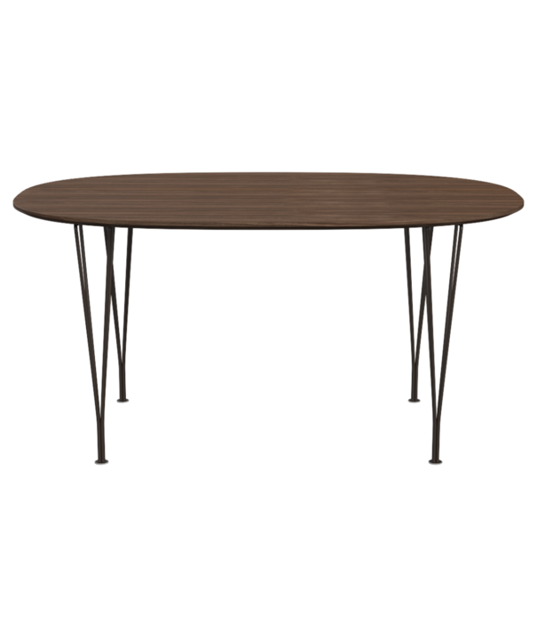 Fritz Hansen Superellipse B612 Tafel walnoot fineer 150cm