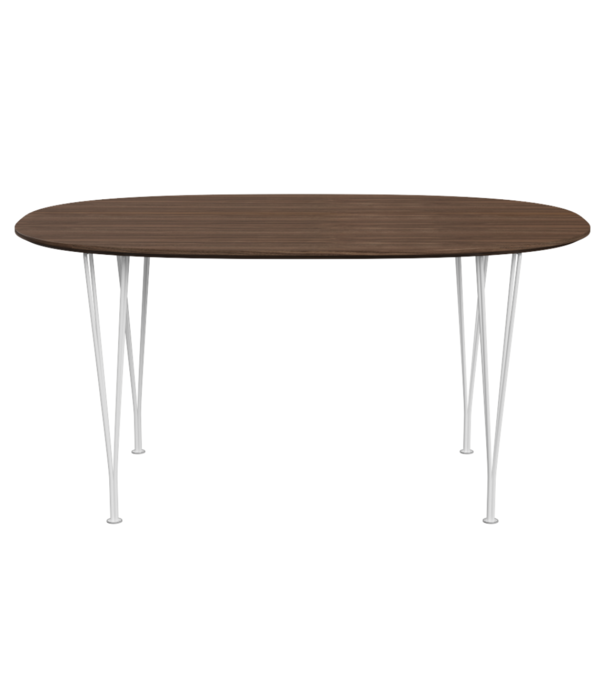 Fritz Hansen Superellipse B612 Tafel walnoot fineer 150cm