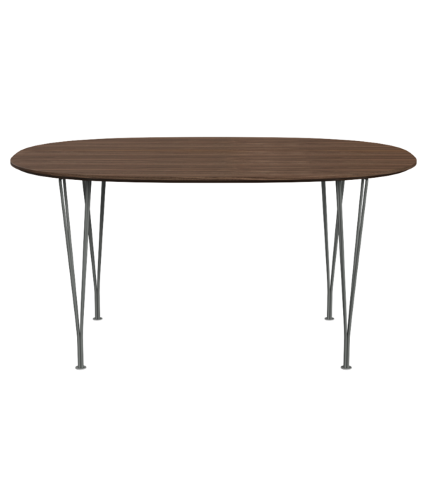 Fritz Hansen Superellipse B612 Table walnut veneer 150cm