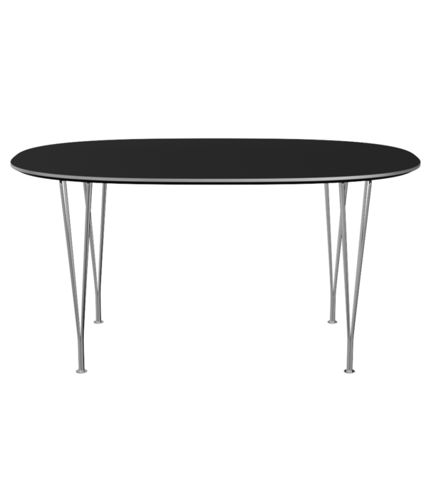 Fritz Hansen Superellipse B612 Table black laminate 150cm