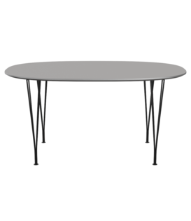 Fritz Hansen - Superellipse B612 Table top Efeso grey laminate L150