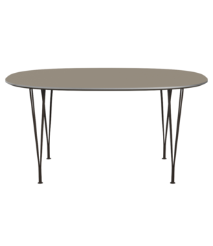 Superellipse B612 Table Brown Ottowa Fenix laminate 150cm