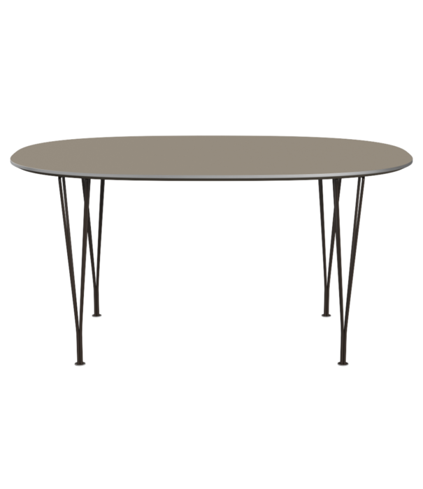 Fritz Hansen Superellipse B612 Table Brown Ottowa laminate 150cm