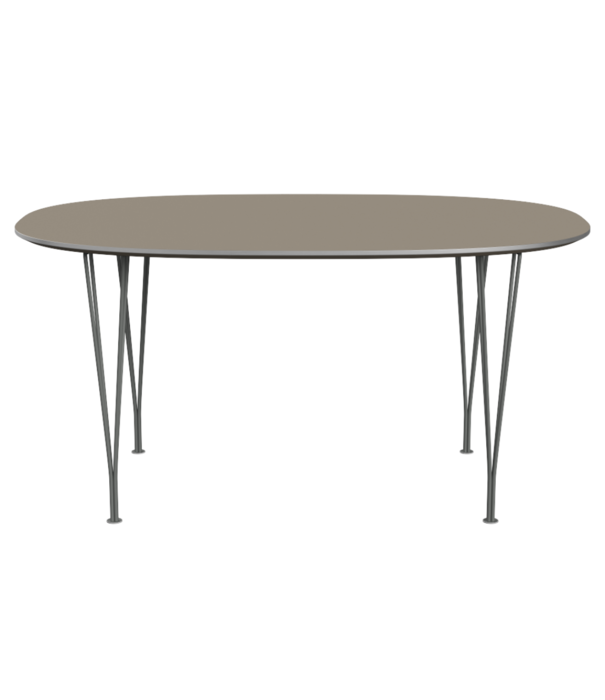Fritz Hansen  Superellipse B612 Tafel Brown Ottawa laminaat 150cm