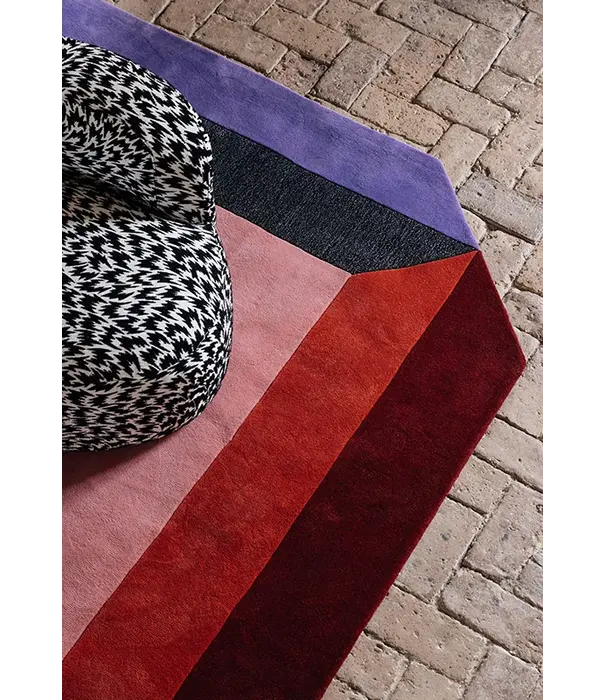 Layered  Layered - Teklan Crystal Spectrum Rug 100% wool