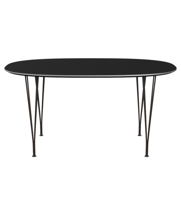 Fritz Hansen Superellipse B612 Table black laminate 150cm
