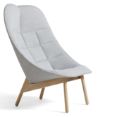 Hay Uchiwa - Uchiwa Quilted lounge chair front Mode 002 grijs,  Remix 123 grey