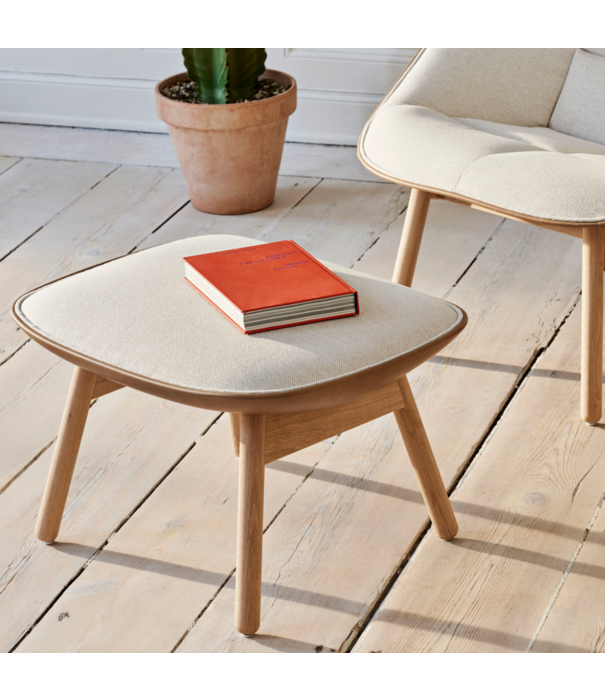 Hay  Hay Uchiwa - Uchiwa Quilted lounge stoel front Mode 002 grijs , Remix 123 grijs