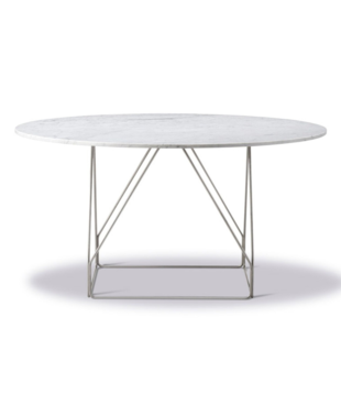 JG Eettafel marmer tafelblad 140cm