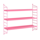 String Furniture - String Pocket Metal shelf, fucshia