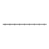 String Relief Hook Rail large 123cm