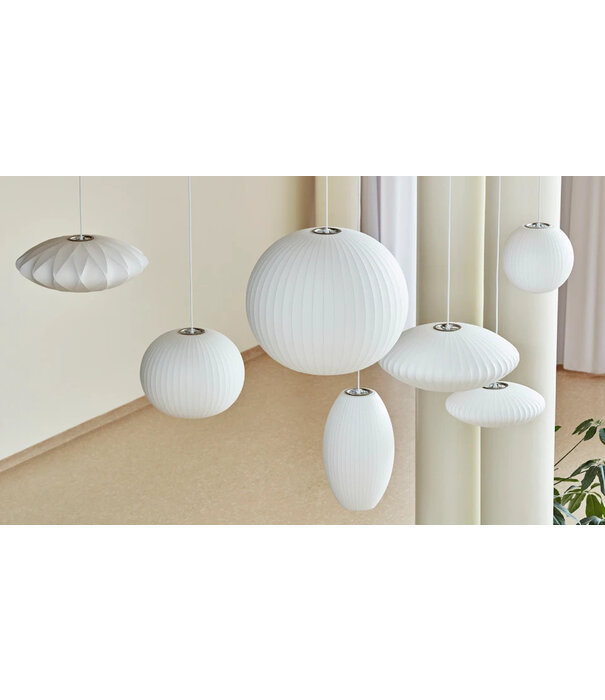Hay  Nelson Angled Sphere Bubble hanglamp medium off white