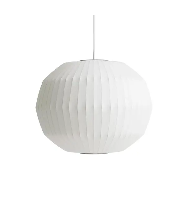 Hay  Nelson Angled Sphere Bubble hanglamp medium off white