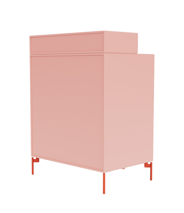 Montana Furniture Montana Selection - Keep, chest of drawers with legs ruby