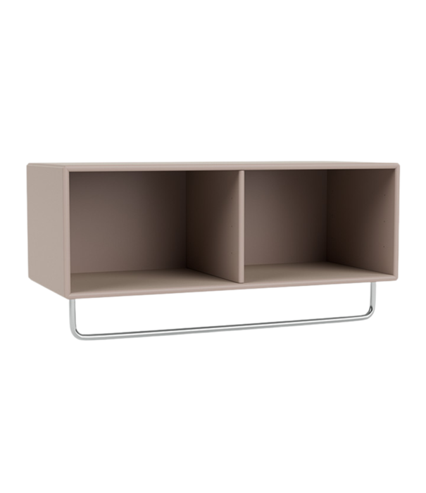 Montana Furniture Montana Selection - Coat Shelf with clothes rack clay