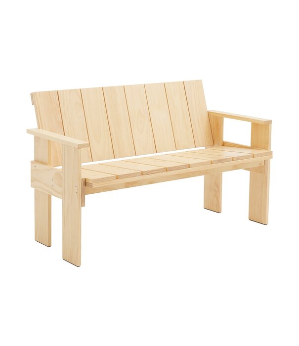 Hay  Hay - CrateDining Bench, lacquered pinewood