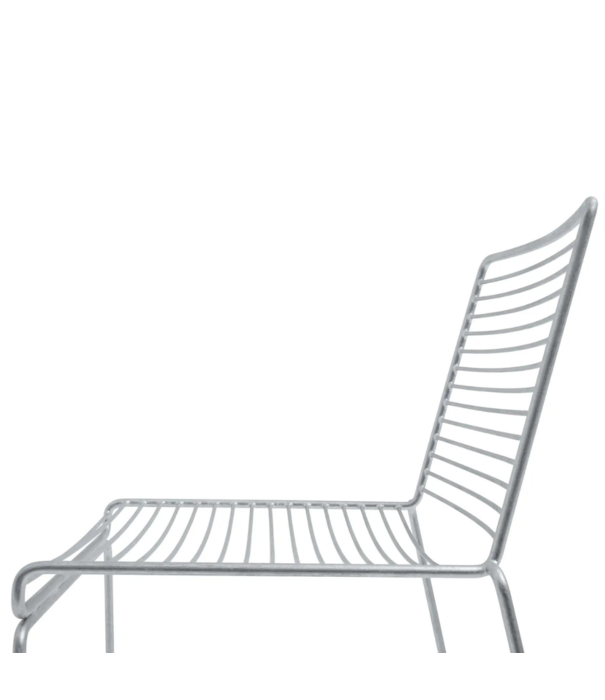 Hay  Hay - Hee Dining Chair Hot Galvanised, sled base