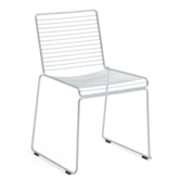 Hay - Hee Dining Chair Hot Galvanised, sled base
