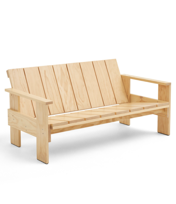 Hay  Hay - Crate Lounge Bench, lacquered  pinewood