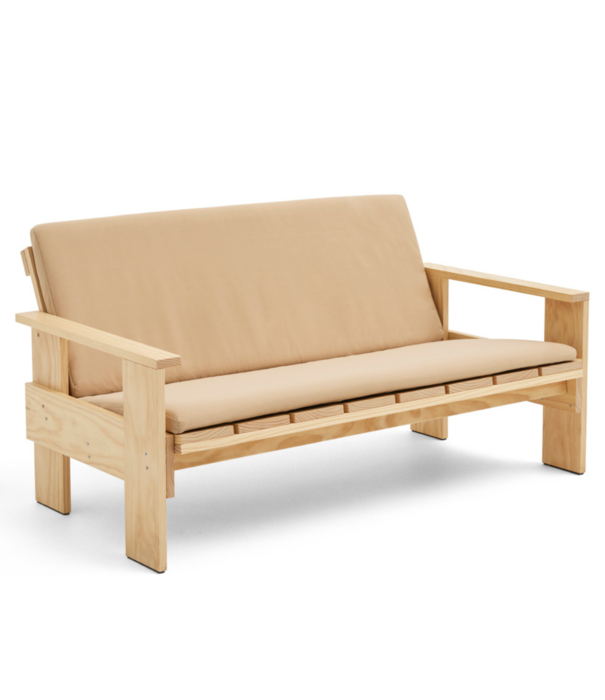 Hay  Hay - Crate Lounge Bench  with Folding Cushion