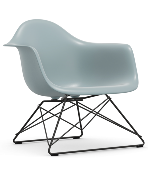Vitra  Vitra Eames LAR Lounge Stoel met arm, zwart onderstel